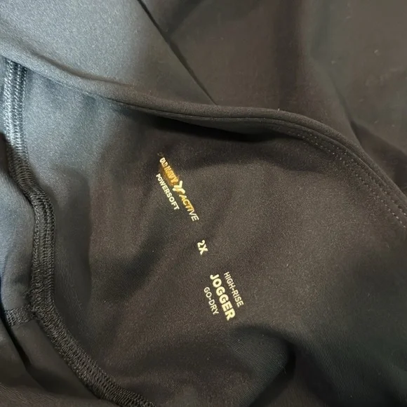 NWT! Navy High-Waisted PowerSoft 7/8-Length Joggers - Size 2X💎 - Picture 9 of 9